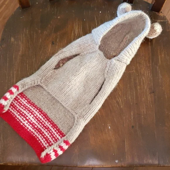 Sock Monkey pet sweater 100% wool - Picture 3 of 6